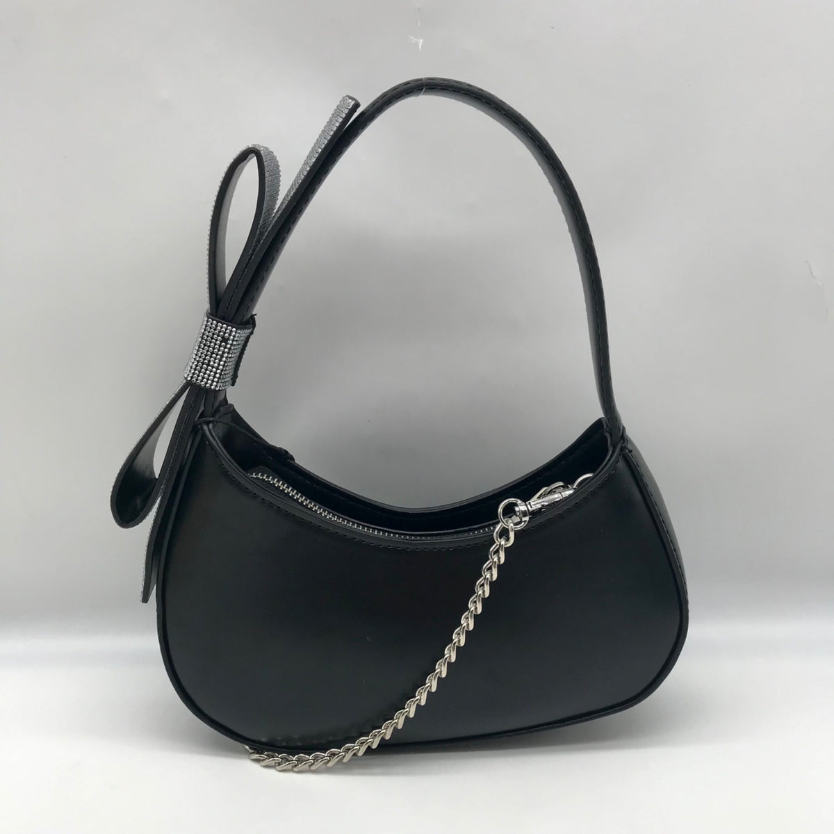 Aldo Black Leather Crossbody Bag