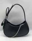 Aldo Black Leather Crossbody Bag