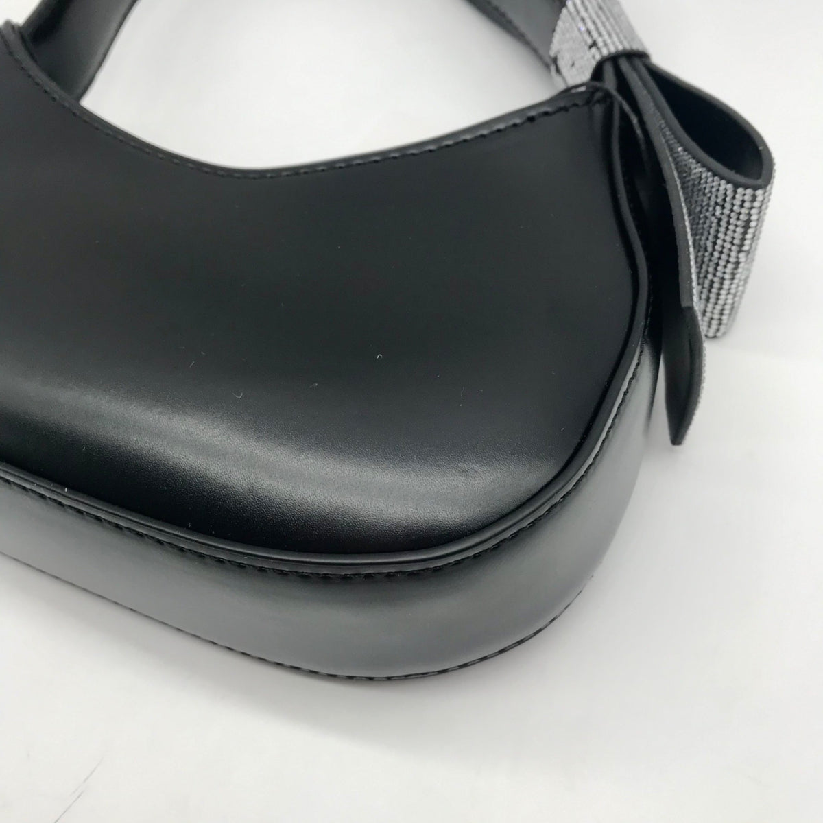 Aldo Black Leather Crossbody Bag