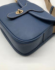 Dooney & Bourke Denim Leather Penrose 2 Saddle 22 Shoulder Bag