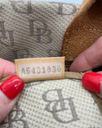 Dooney & Bourke Small Tan Tulip Tassel Tote Bag