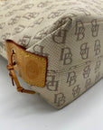 Dooney & Bourke Small Tan Tulip Tassel Tote Bag
