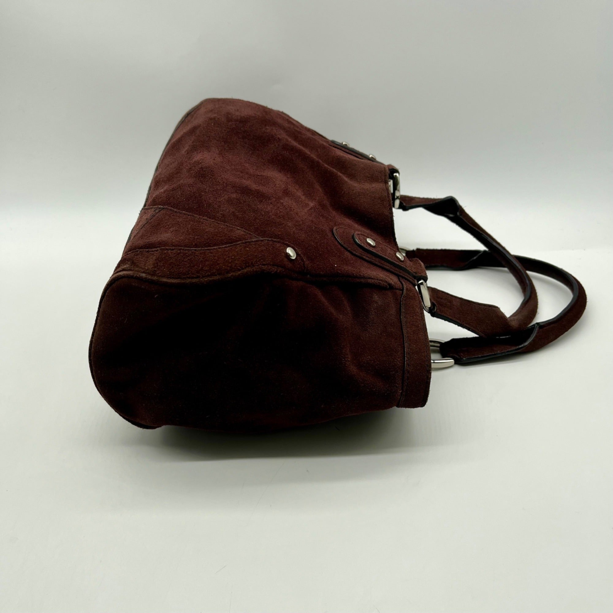Cole Haan Brown Suede Shoulder Bag