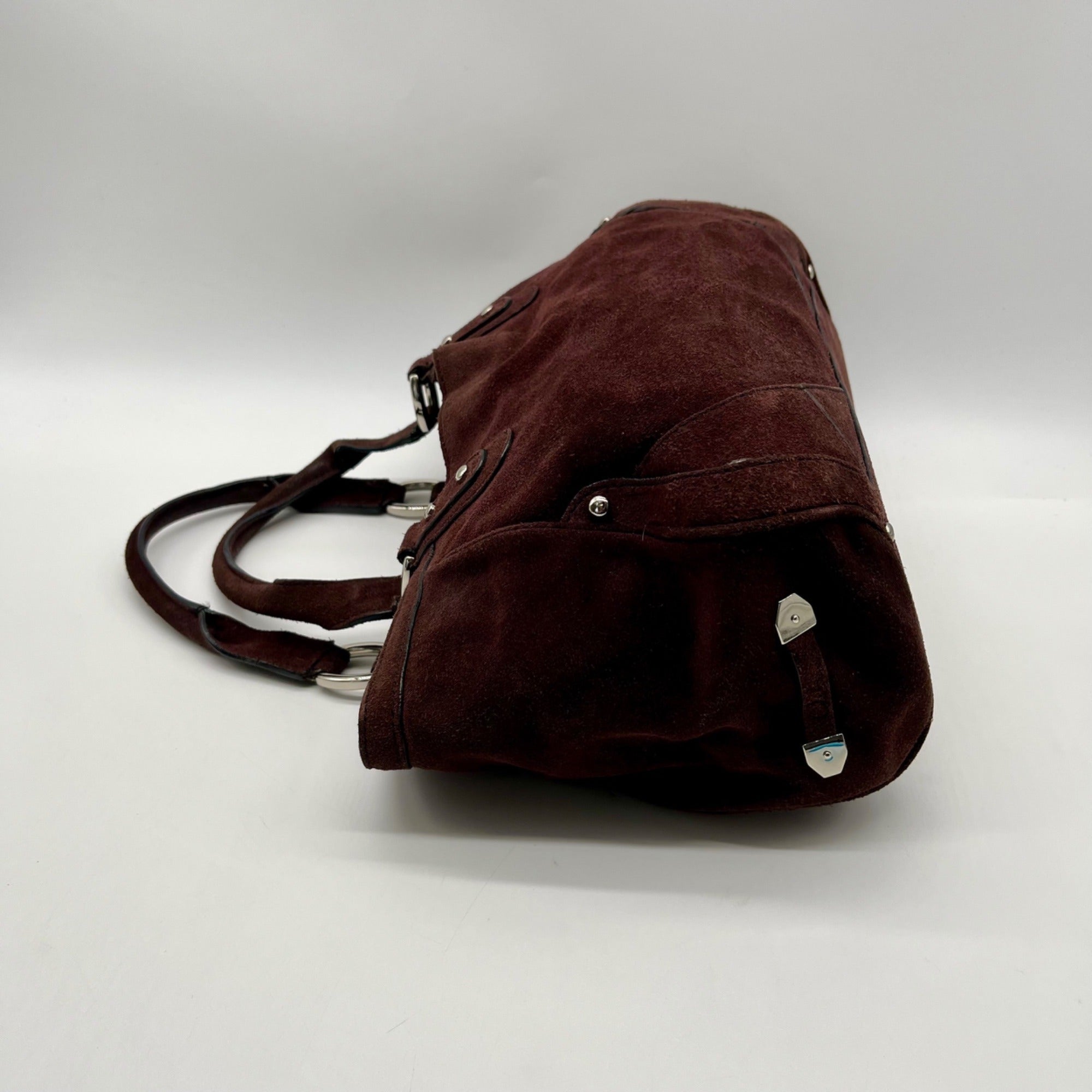 Cole Haan Brown Suede Shoulder Bag