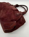 Cole Haan Brown Suede Shoulder Bag
