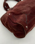 Cole Haan Brown Suede Shoulder Bag