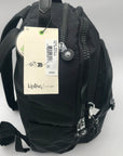 Kipling Black Noir Polyester Seoul Tablet Backpack