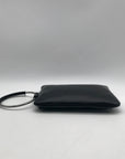 I.N.C. Black Faux Leather Charlii Bangle Crossbody Bag