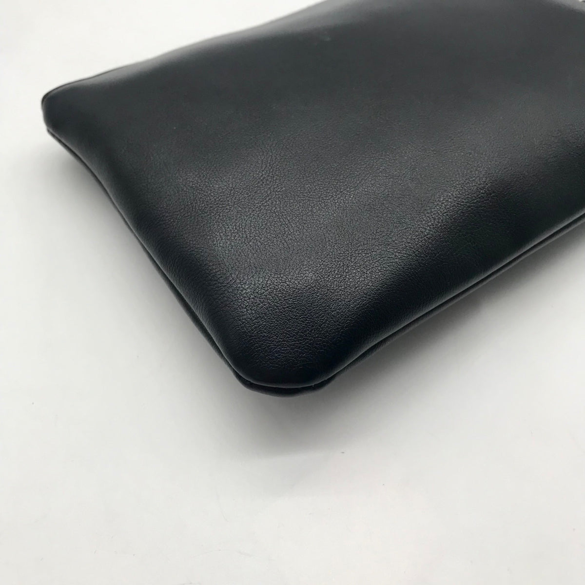 I.N.C. Black Faux Leather Charlii Bangle Crossbody Bag