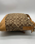 Coach Beige Vintage Y2K Signature Canvas Slim Shoulder Bag-9349