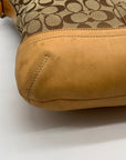 Coach Beige Vintage Y2K Signature Canvas Slim Shoulder Bag-9349