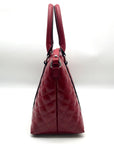 Calvin Klein Red Quilted Convertible Satchel