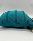 Baggallini Blue Nylon Big Zipper Crossbody Bag