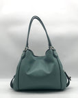 Coach Edie Turquoise Pebbled Leather  Shoulder Bag  57125