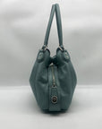 Coach Edie Turquoise Pebbled Leather  Shoulder Bag  57125