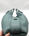 Coach Edie Turquoise Pebbled Leather  Shoulder Bag  57125