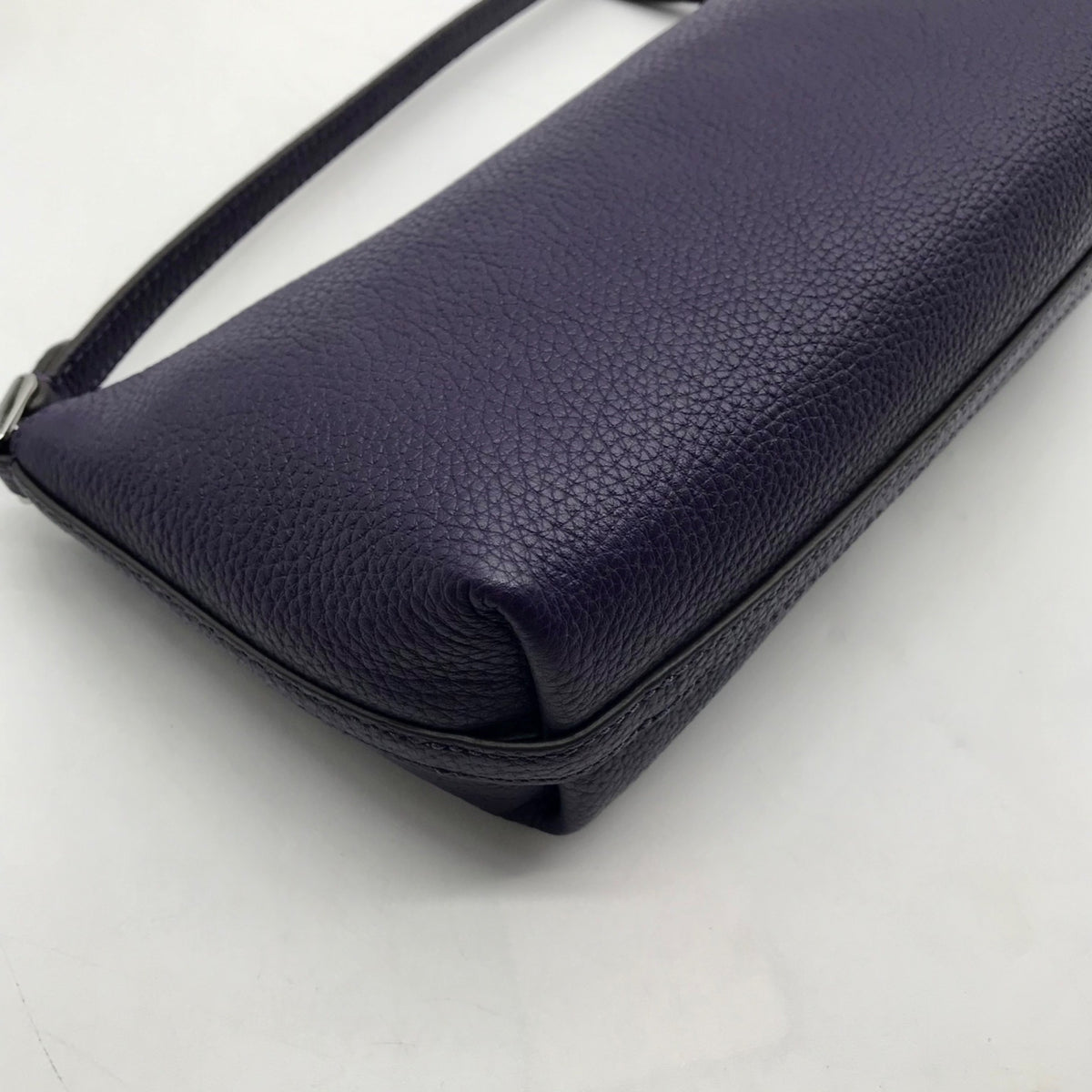 Kate Spade Dark Purple Pebbled Leather Mini Crossbody Bag