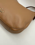 Kate Spade Beige Pebbled Leather Hobo Shoulder Bag