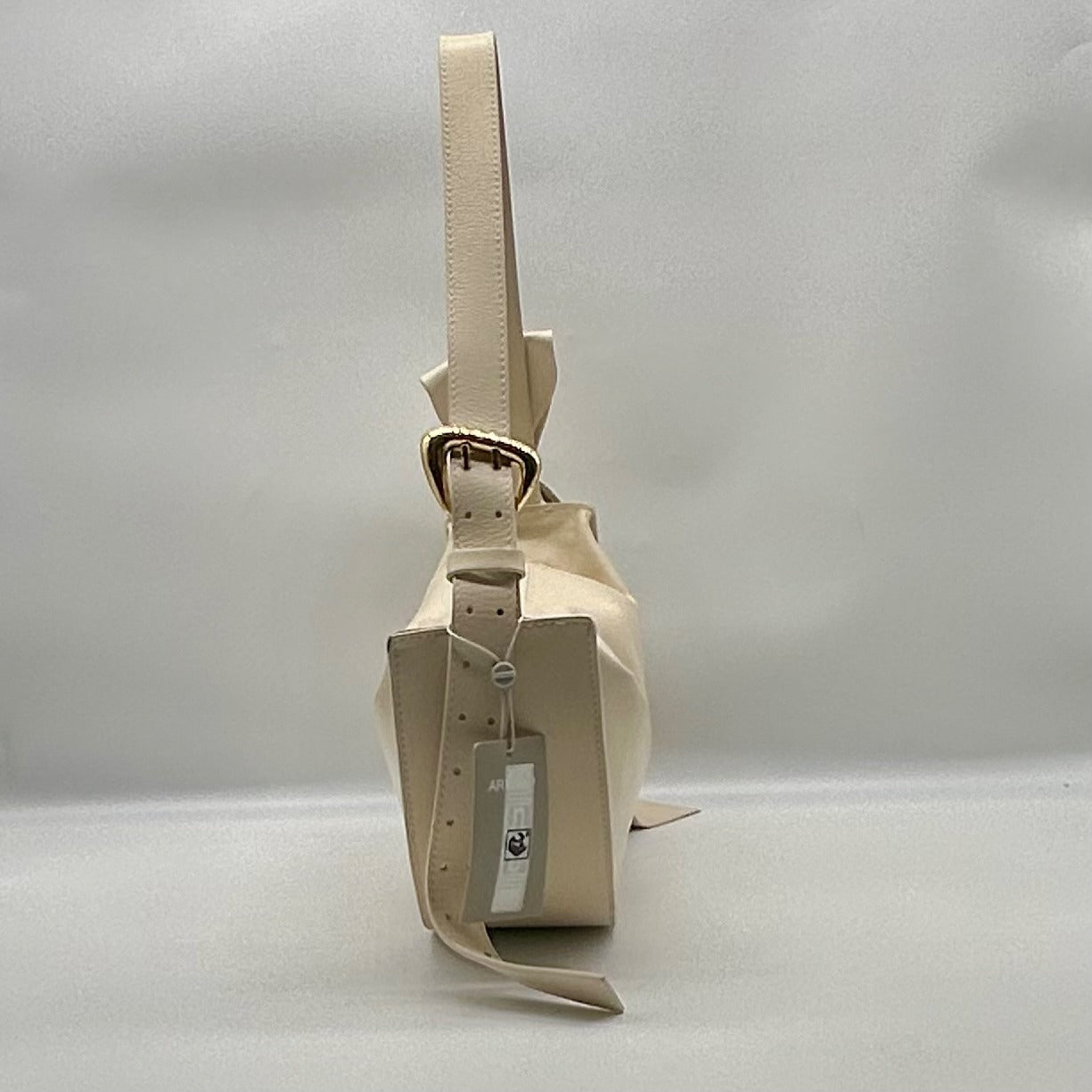 Arezzo Beige Leather Shoulder Bag