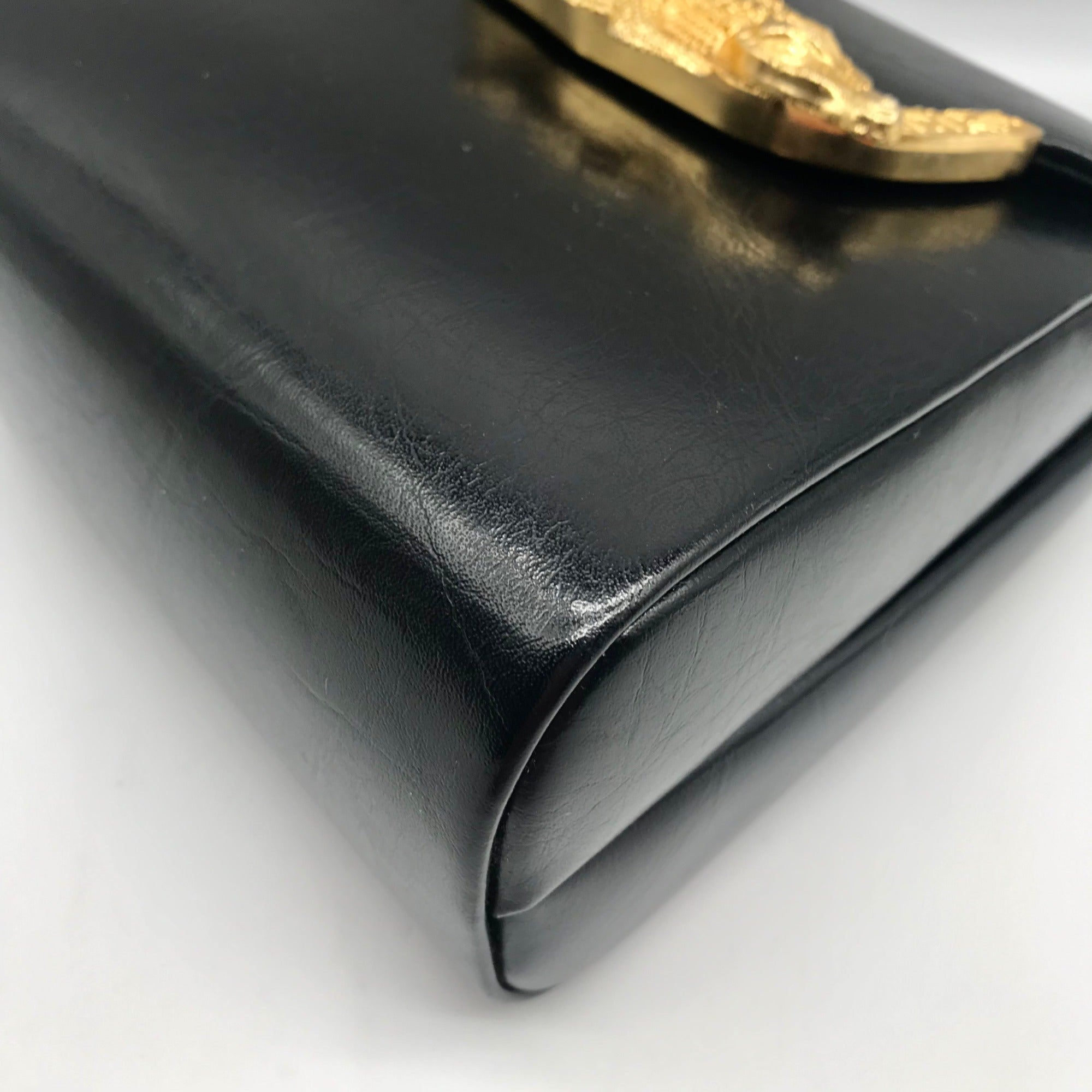 Unbranded Black Golden Crocodile Crossbody