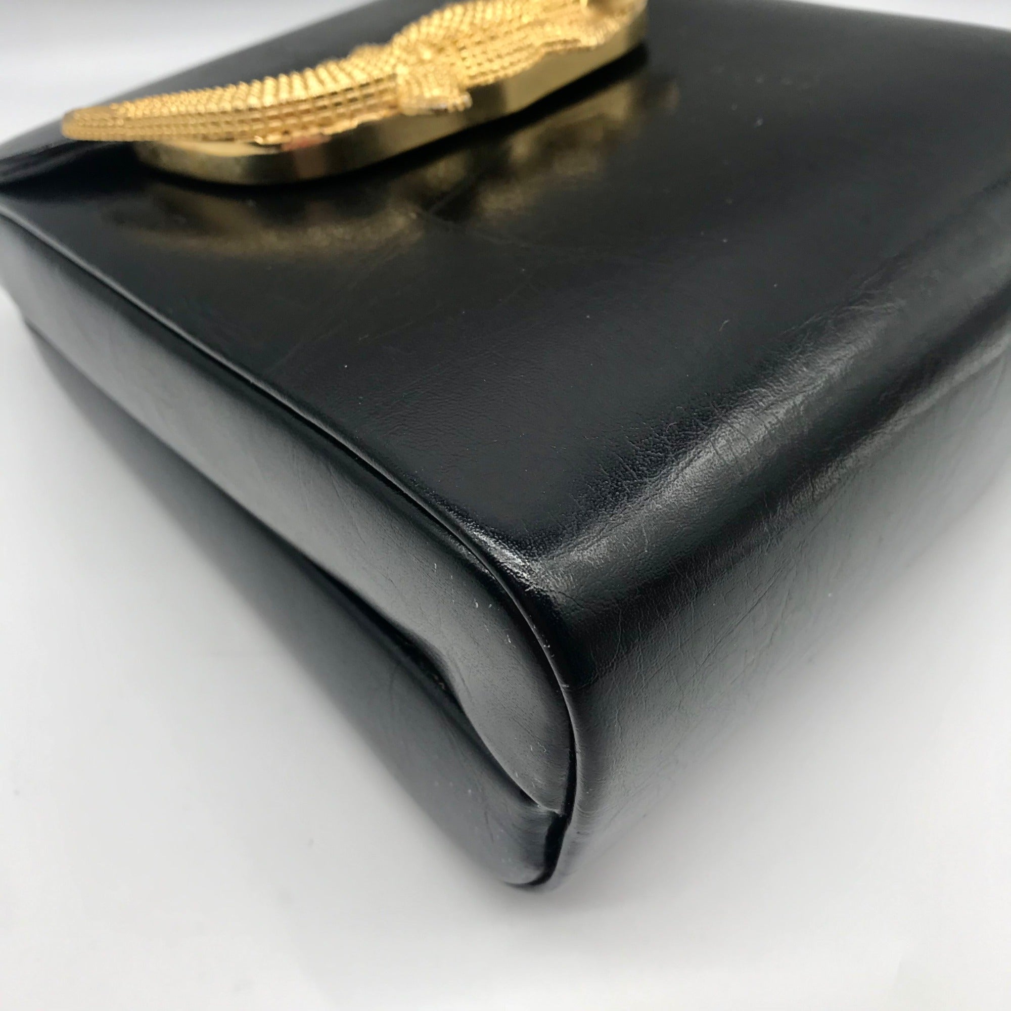 Unbranded Black Golden Crocodile Crossbody