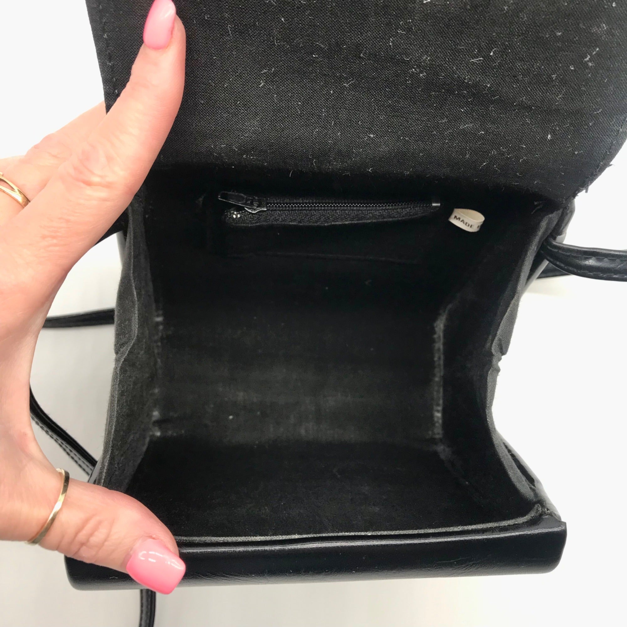 Unbranded Black Golden Crocodile Crossbody