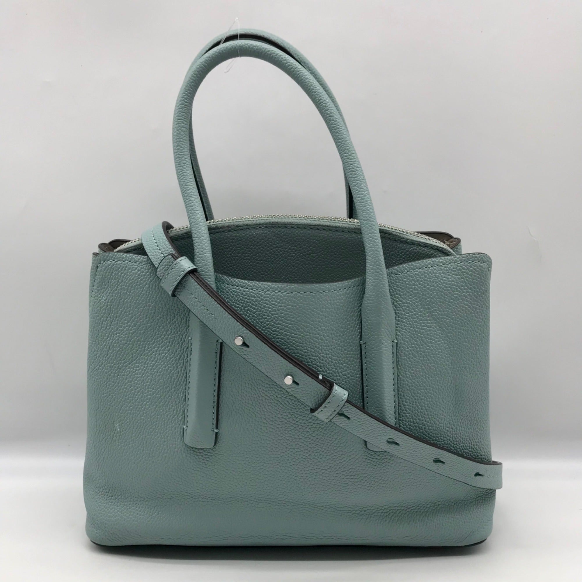 Kate Spade Sky Blue Leather Margaux Satchel Bag