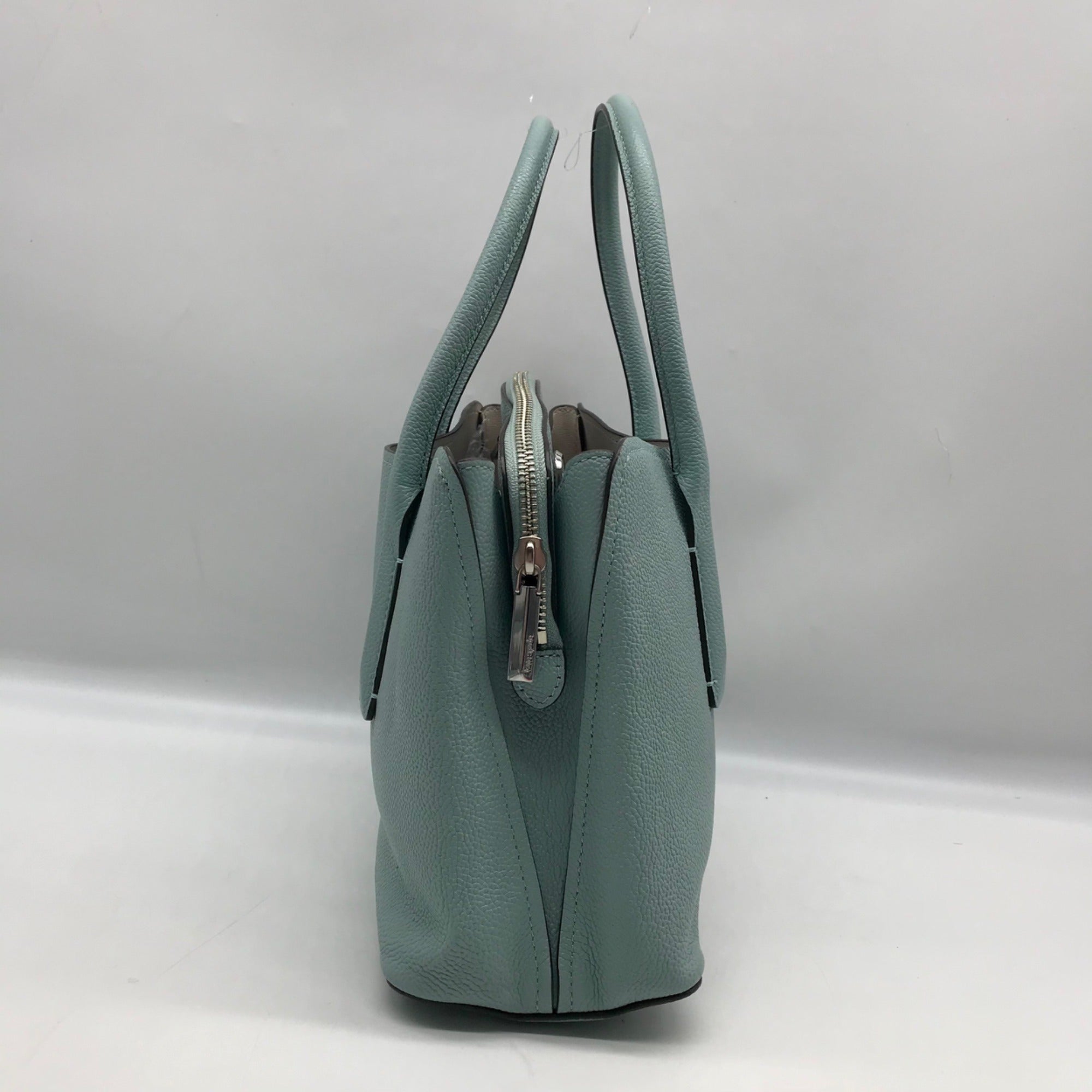 Kate Spade Sky Blue Leather Margaux Satchel Bag