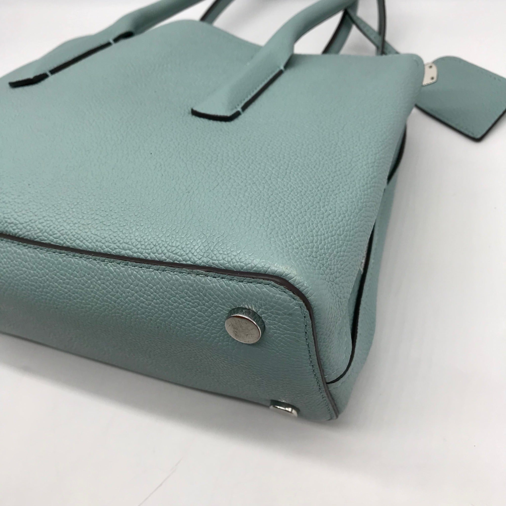 Kate Spade Sky Blue Leather Margaux Satchel Bag