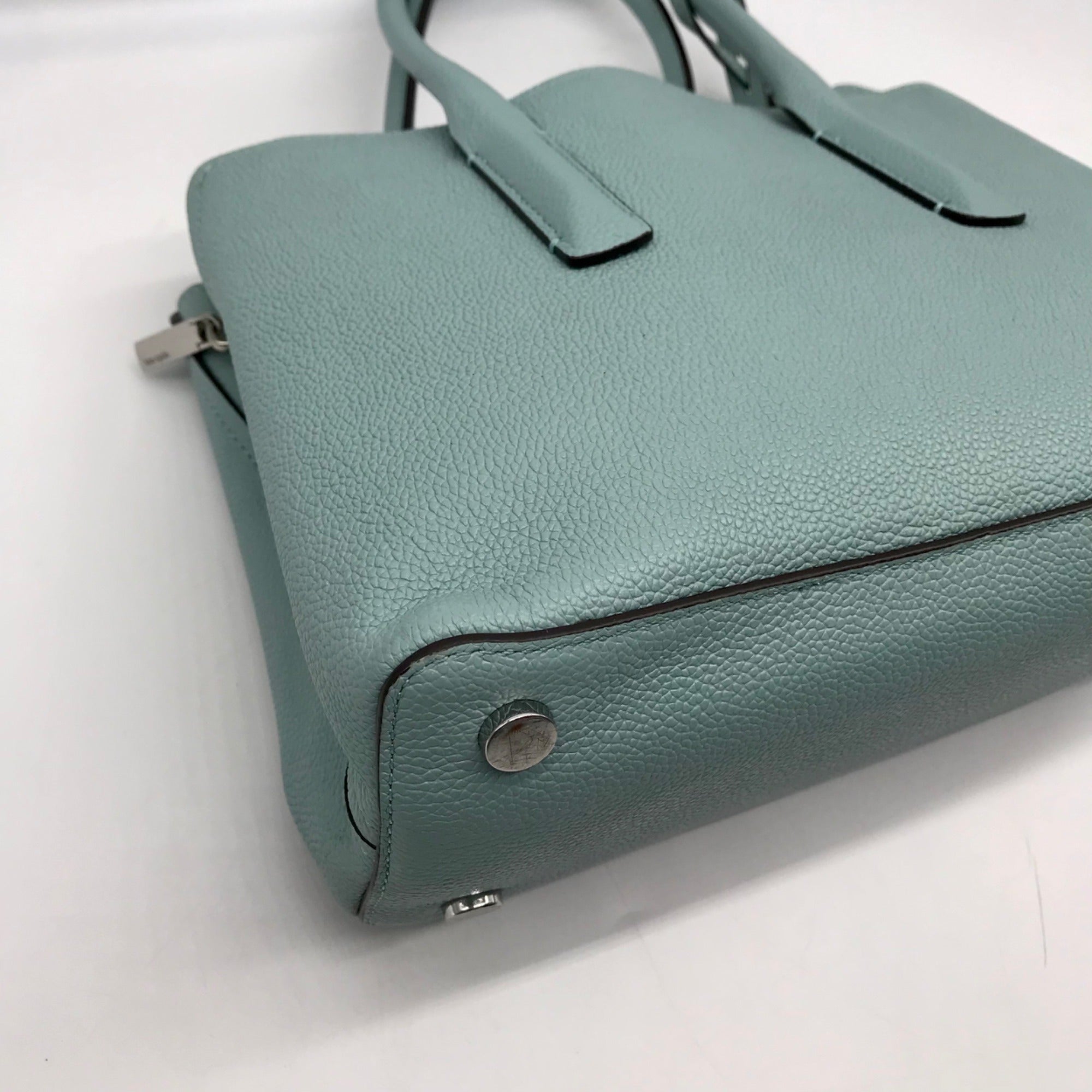 Kate Spade Sky Blue Leather Margaux Satchel Bag