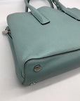 Kate Spade Sky Blue Leather Margaux Satchel Bag