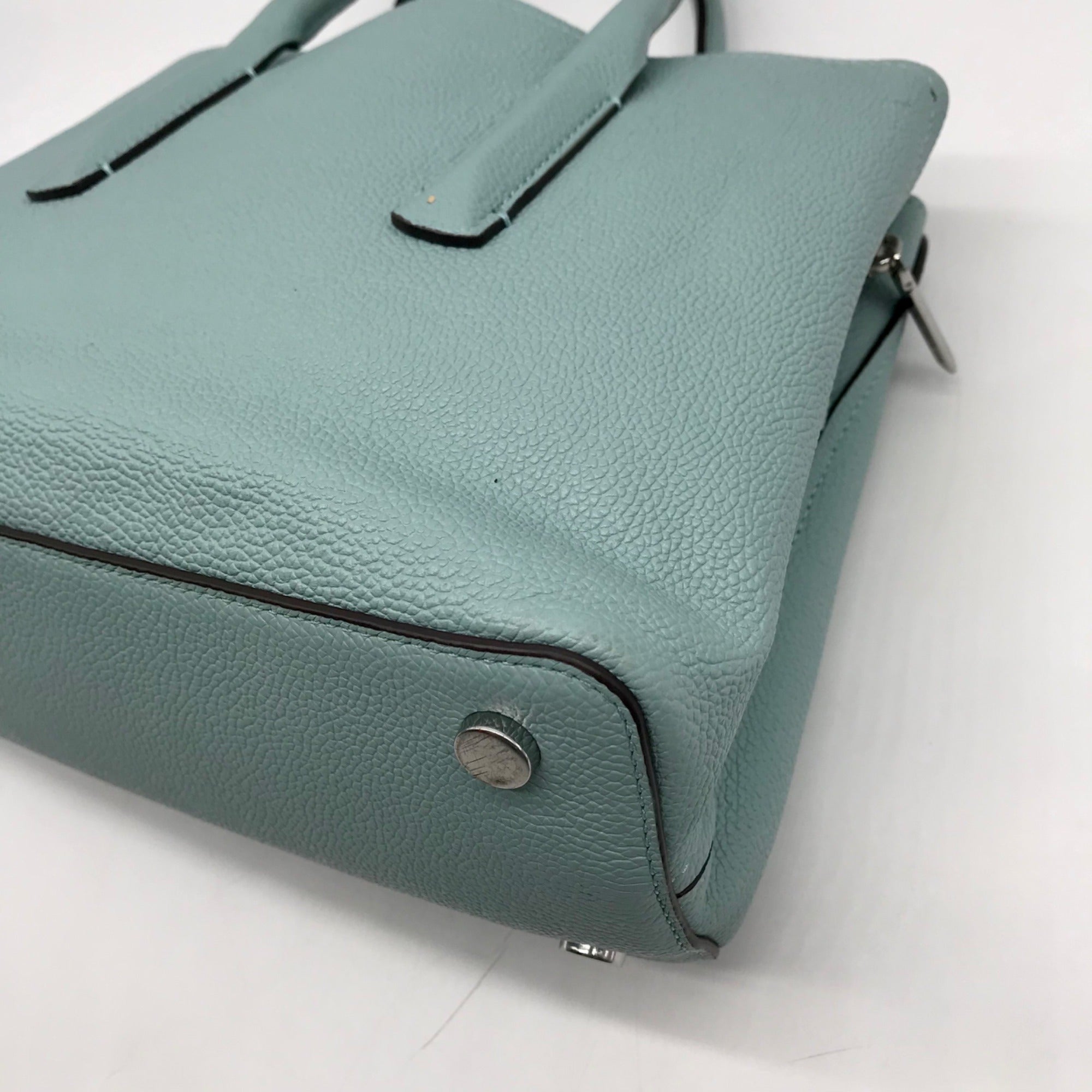 Kate Spade Sky Blue Leather Margaux Satchel Bag