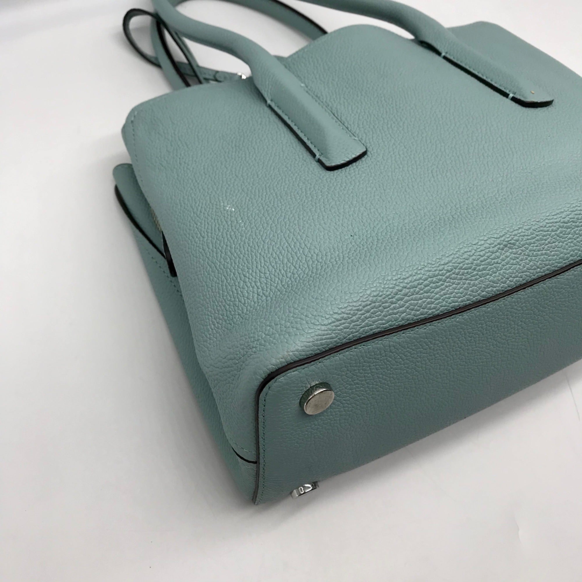 Kate Spade Sky Blue Leather Margaux Satchel Bag