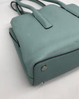 Kate Spade Sky Blue Leather Margaux Satchel Bag