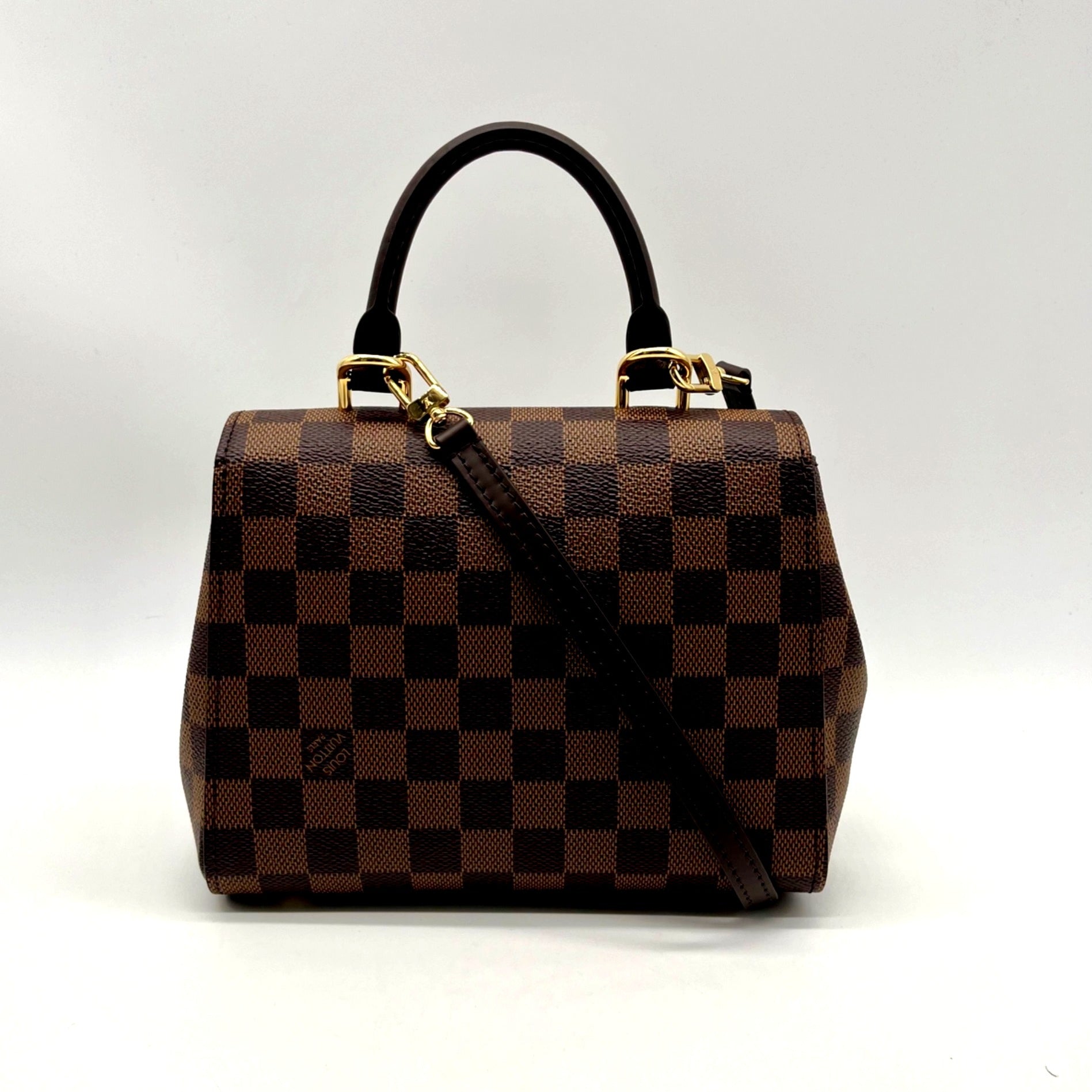 Louis Vuitton Damier Ebene Cluny Top Handle Satchel