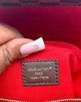 Louis Vuitton Damier Ebene Cluny Top Handle Satchel