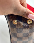 Louis Vuitton Damier Ebene Cluny Top Handle Satchel