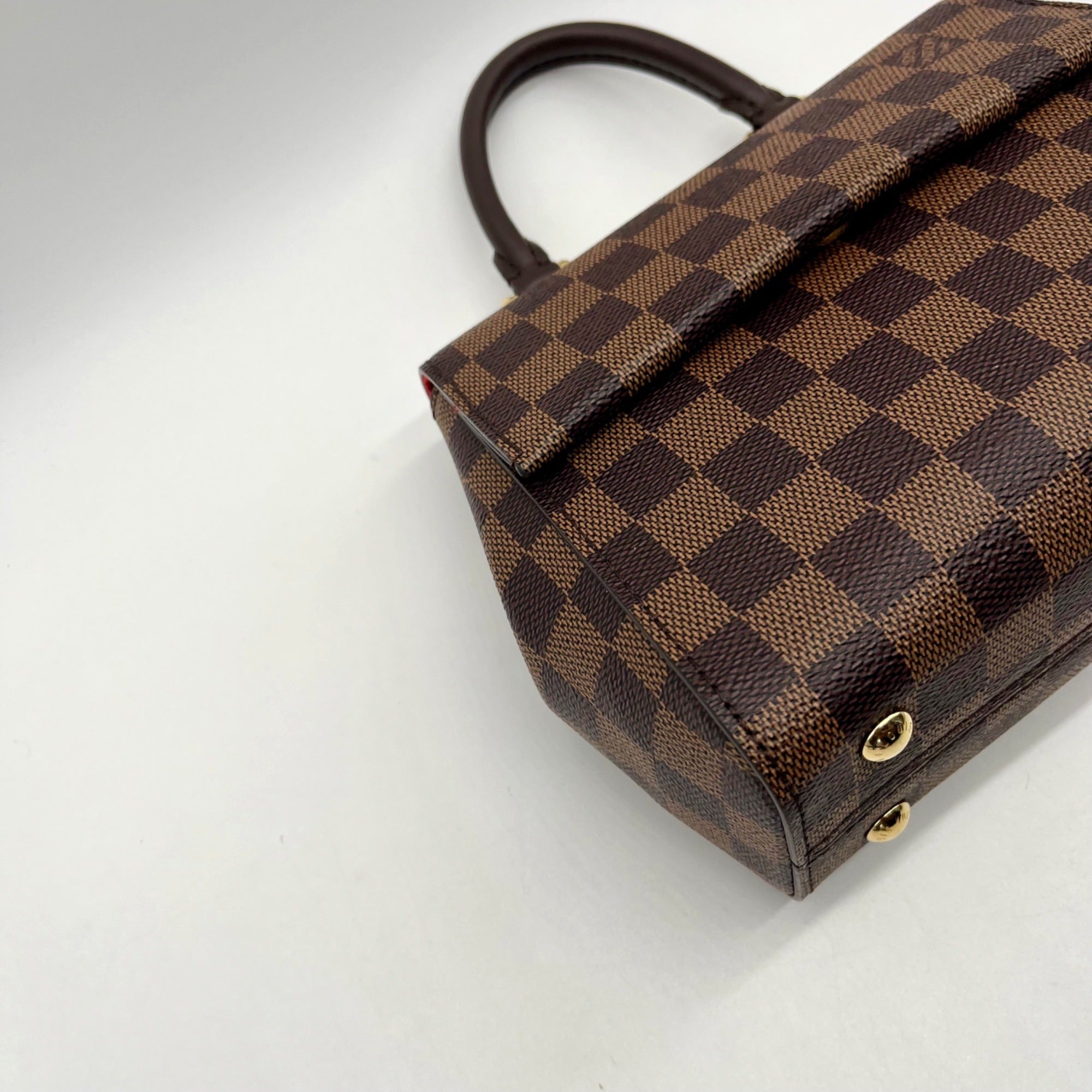 Louis Vuitton Damier Ebene Cluny Top Handle Satchel