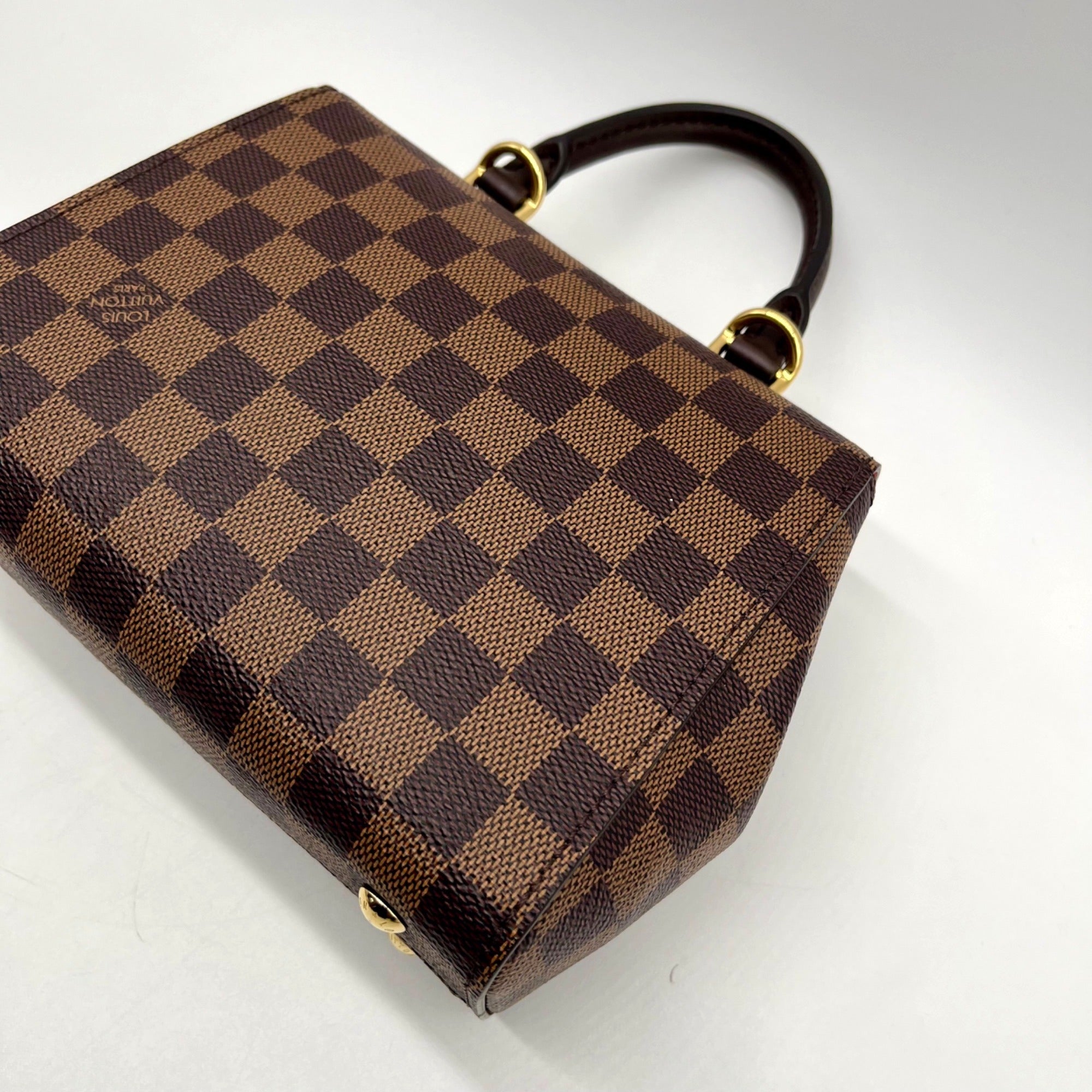 Louis Vuitton Damier Ebene Cluny Top Handle Satchel