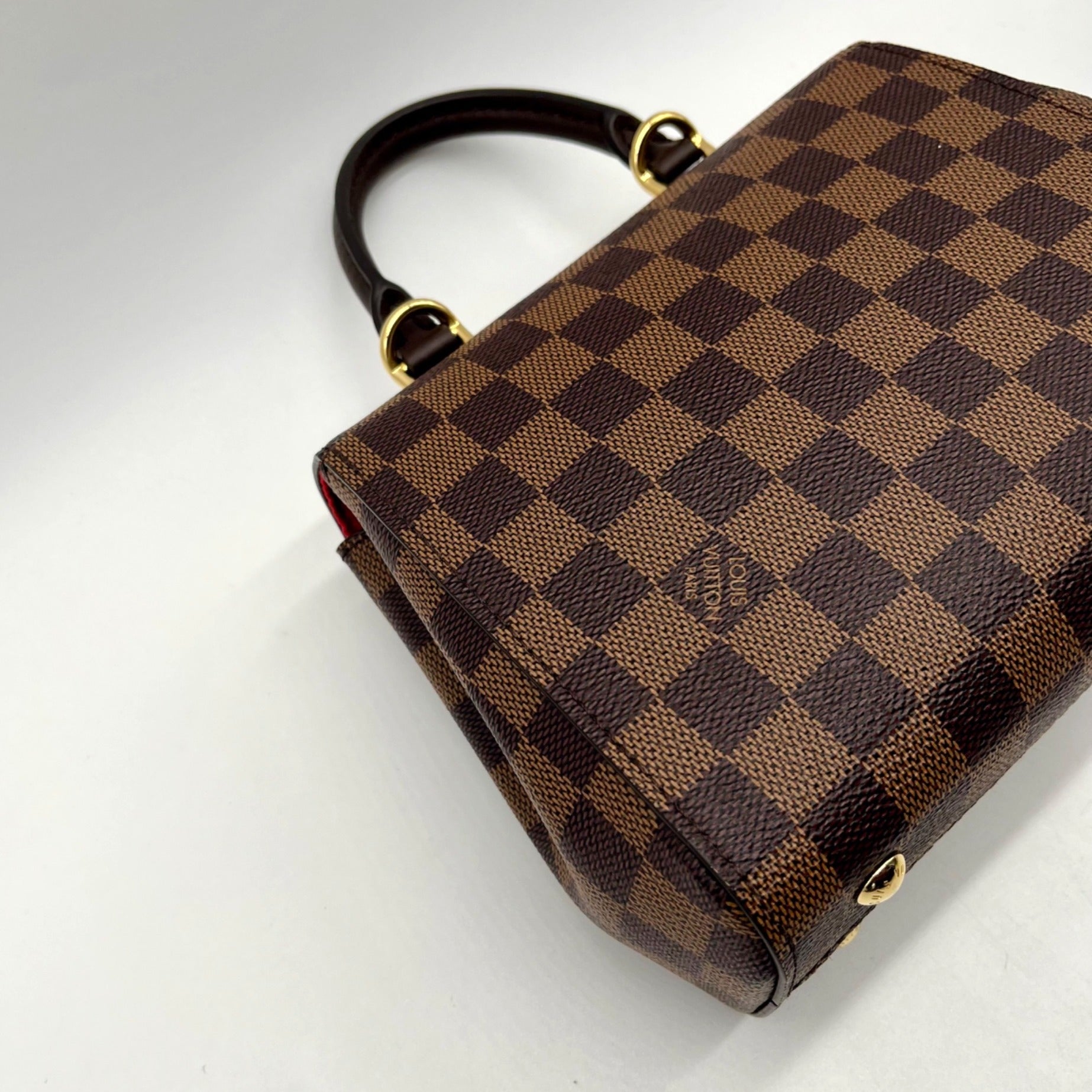 Louis Vuitton Damier Ebene Cluny Top Handle Satchel