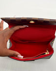 Louis Vuitton Damier Ebene Cluny Top Handle Satchel