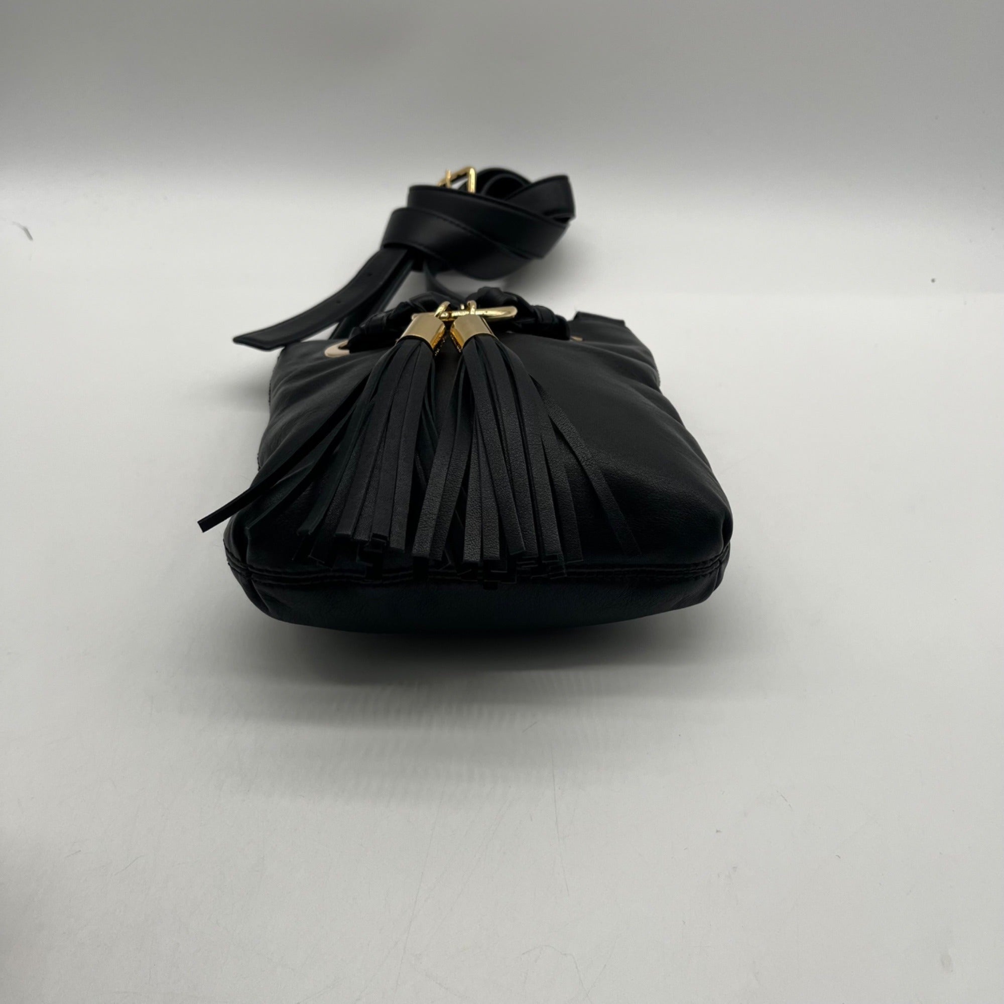 Michael Kors Black Camden Hobo Crossbody Bag