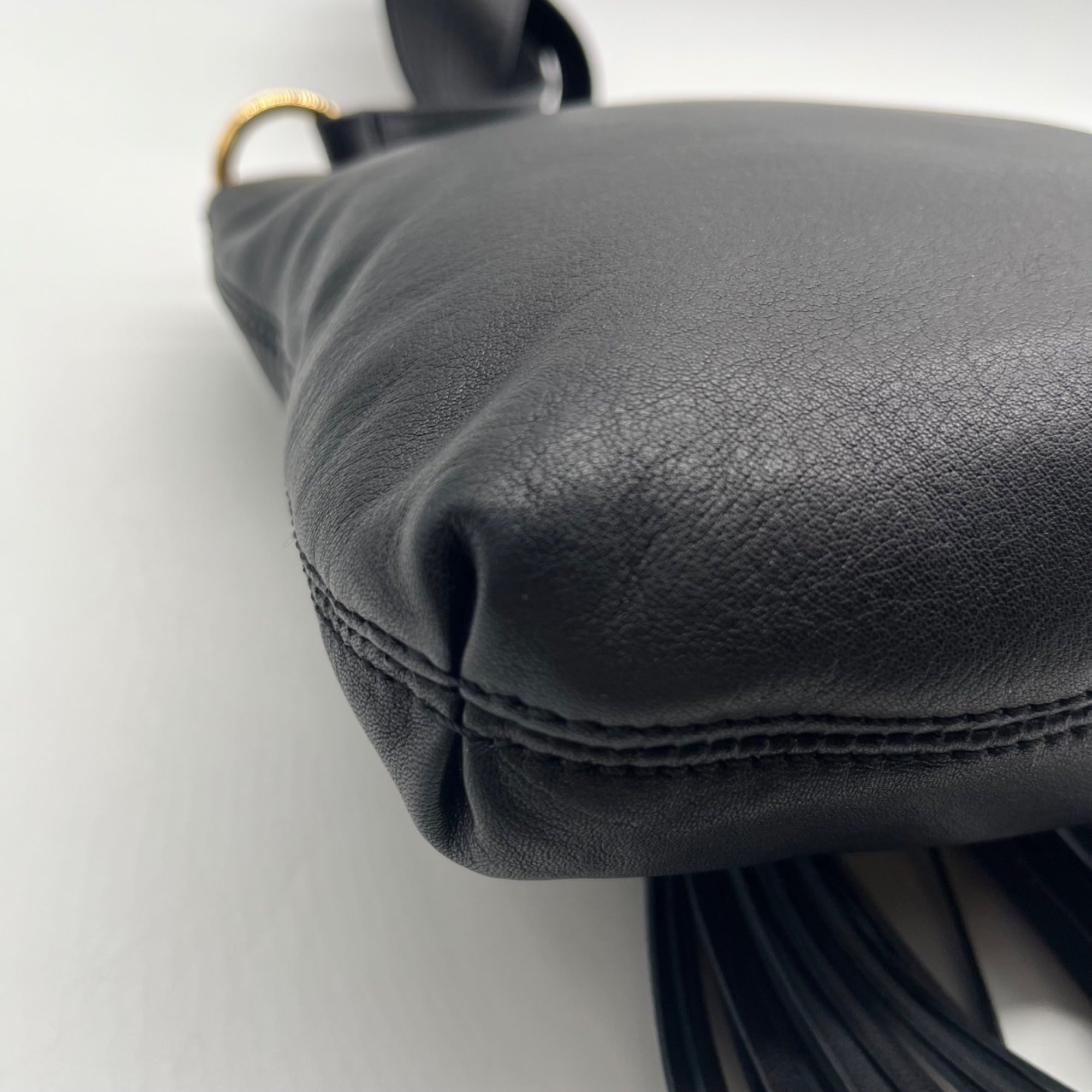 Michael Kors Black Camden Hobo Crossbody Bag