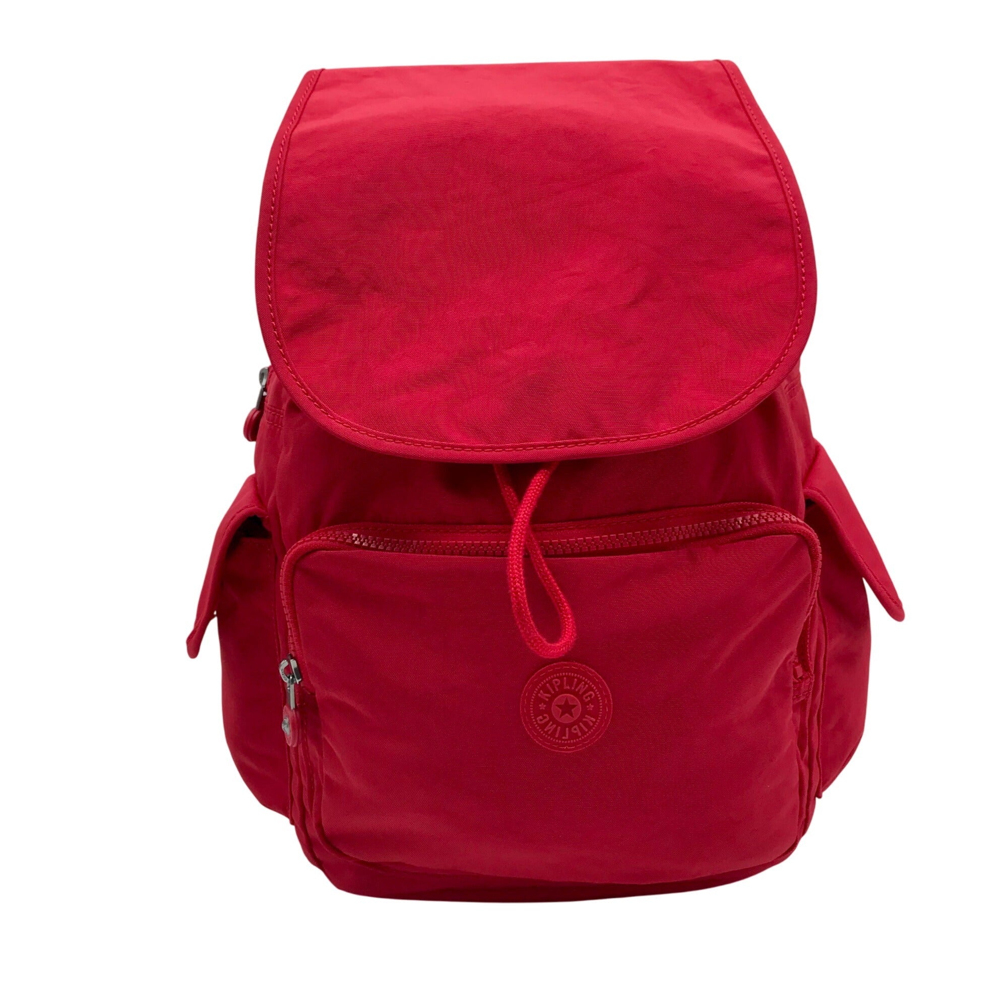 Kipling Red Rouge Nylon City Pack Backpack 
