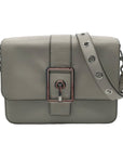 Rebecca Minkoff Light Grey Leather Hook Up Crossbody Bag