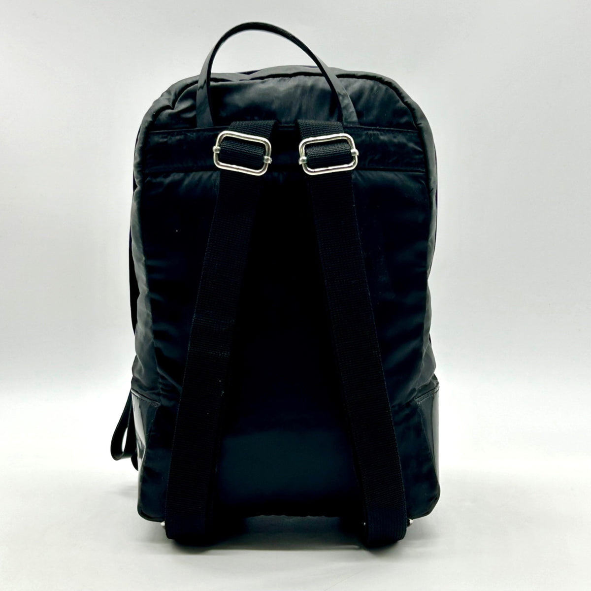 Furla Black Nylon Mini Backpack