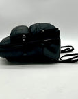 Furla Black Nylon Mini Backpack