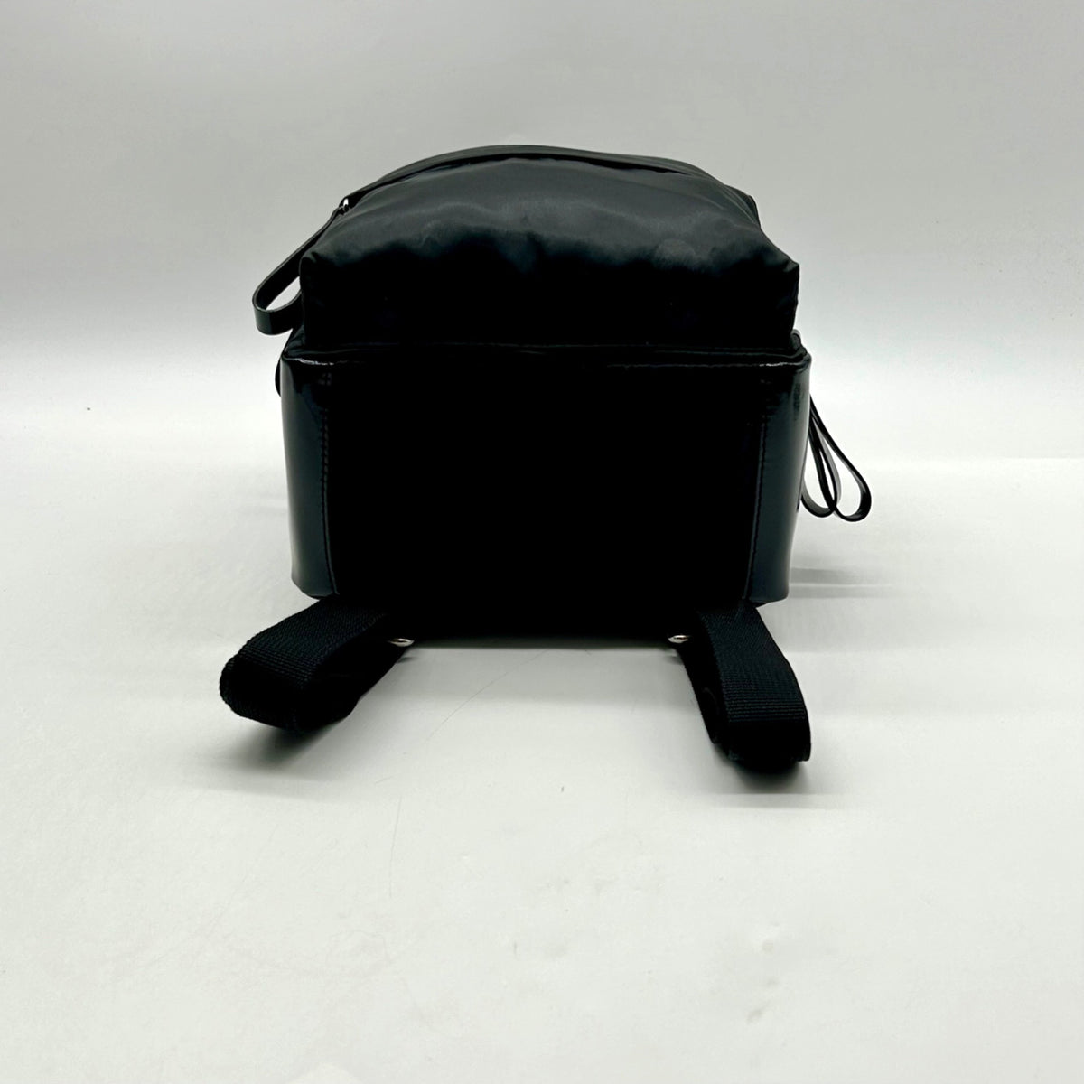 Furla Black Nylon Mini Backpack