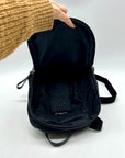 Furla Black Nylon Mini Backpack