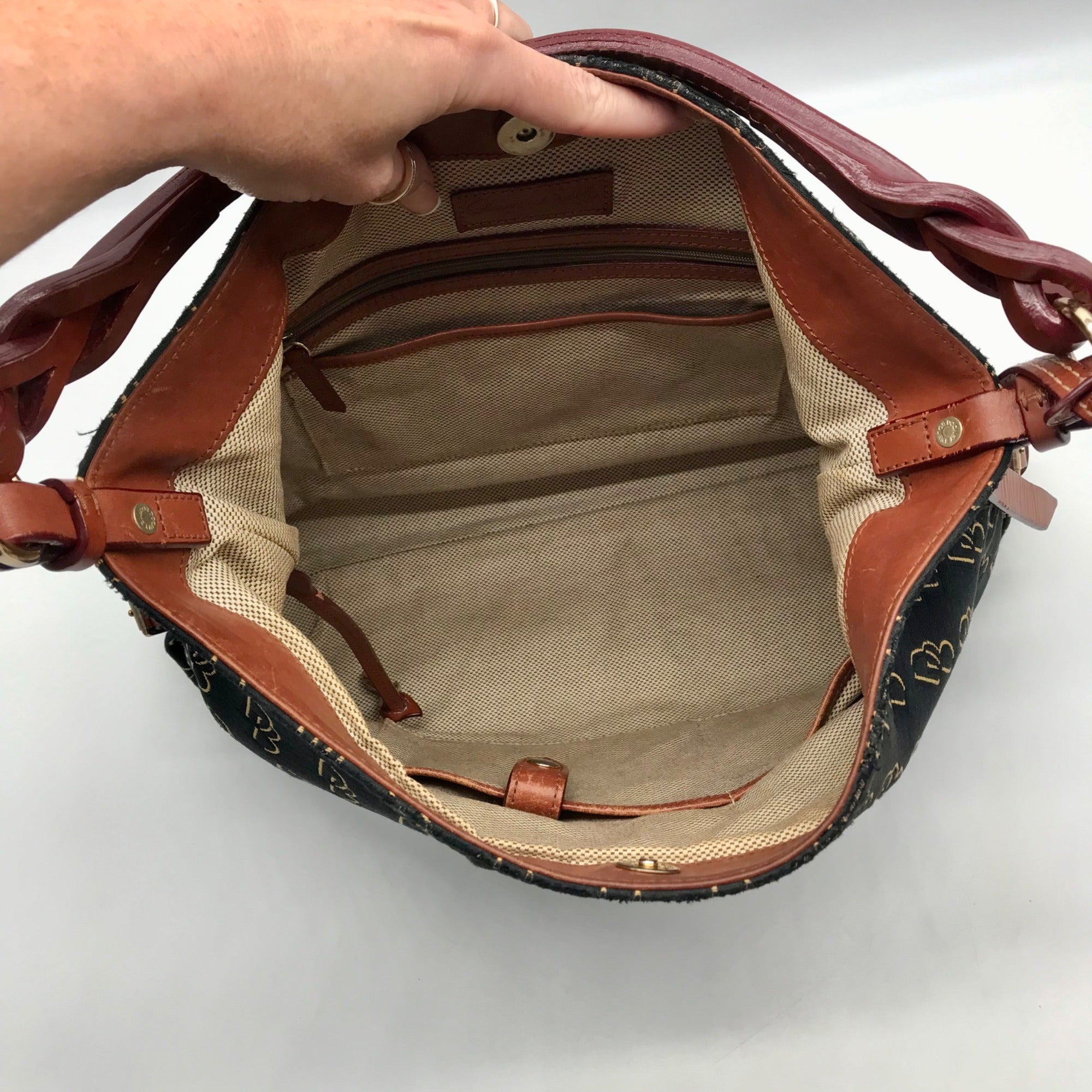 Dooney &amp; Bourke Midnight Blue Brenna Shoulder Bag